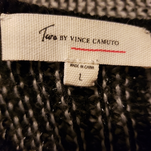 Two by Vince Camuto black and gray sweater - Picture 3 of 7